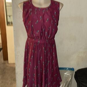 💥Pink Martini Pink Pleated Sundress Cocktail